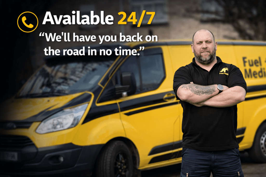 Wrong fuel recovery Specialist in Bedford – Available 24/7